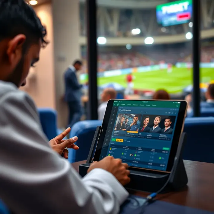 Comparison of key features between two Nigerian sports betting platforms on digital devices