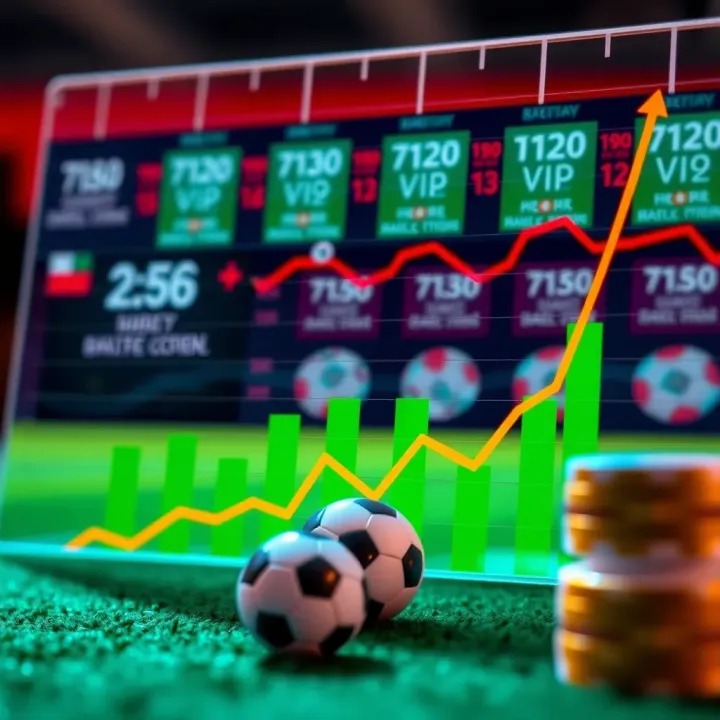 Graph showing rising betting success using Tipbet VIP strategies in Nigerian markets