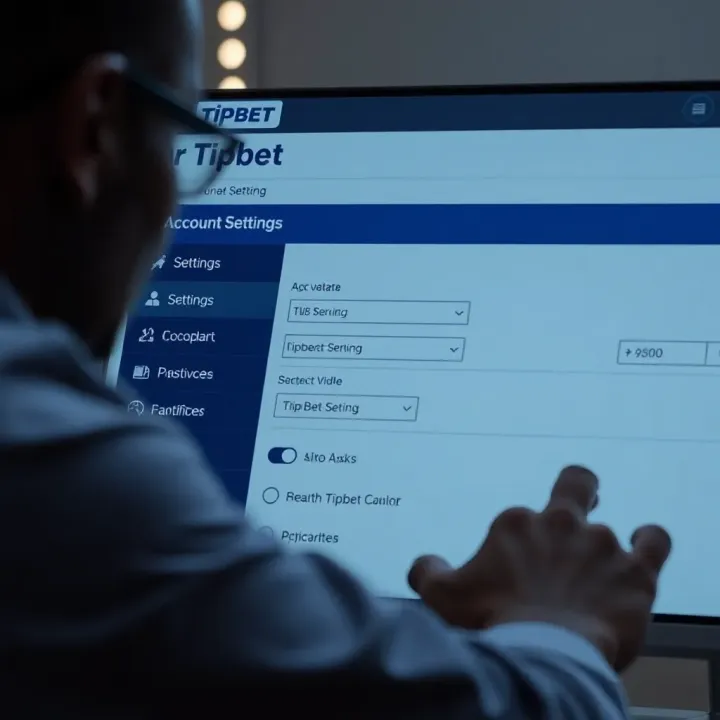 User navigating account settings to deactivate Tipbet account securely