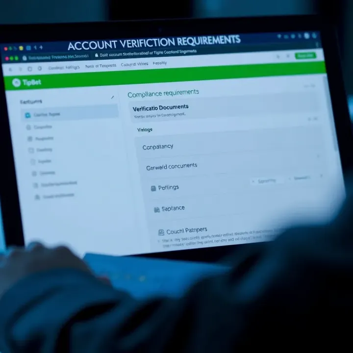 Account Verification Requirements on TipBet for Nigeria Verification documents and account settings screen highlighting compliance requirements