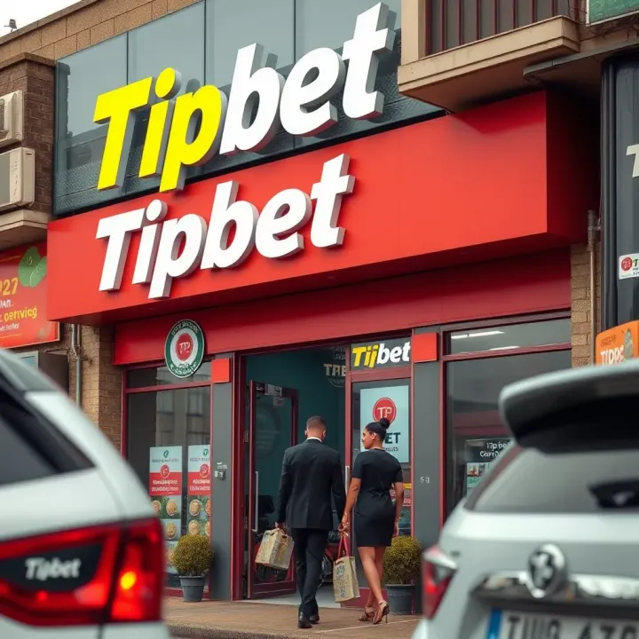 Tipbet Physical Shop Locations in Nigeria Exterior view of a physical Tipbet betting shop in Nigeria with signage