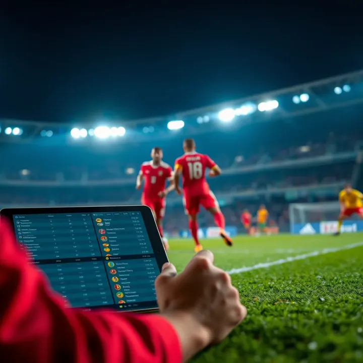 Detailed analysis of football strategies and statistics on digital devices