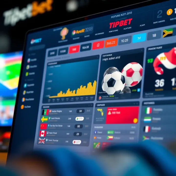 Overview of Tipbet Afrique User Dashboard Showing Diverse Betting Markets Screenshot illustrating the Tipbet Afrique user dashboard displaying various sports betting markets