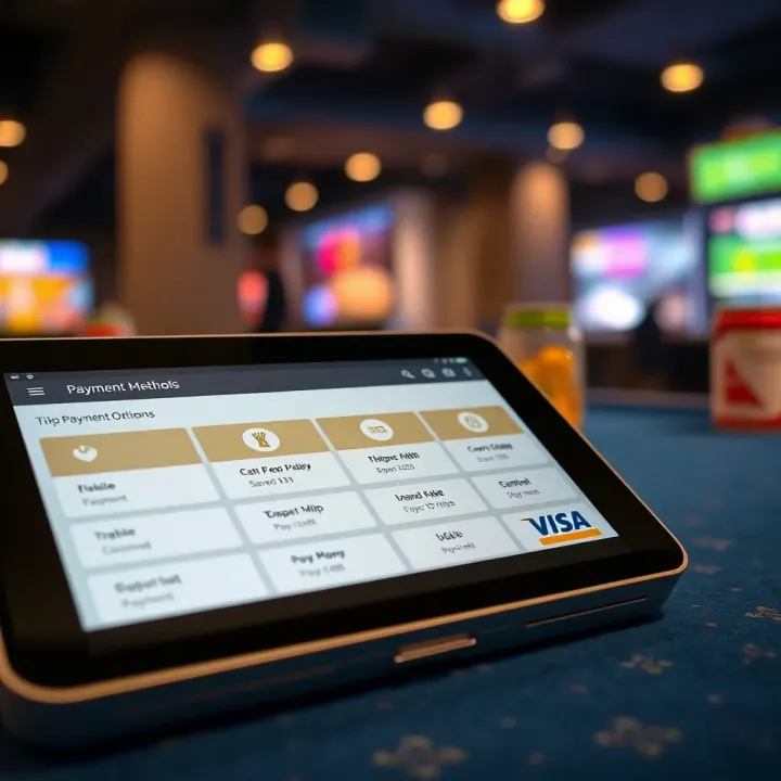 Safe and Convenient Payment Methods at Tipbet Casino Secure online payment options displayed on a digital device suitable for Nigerian users