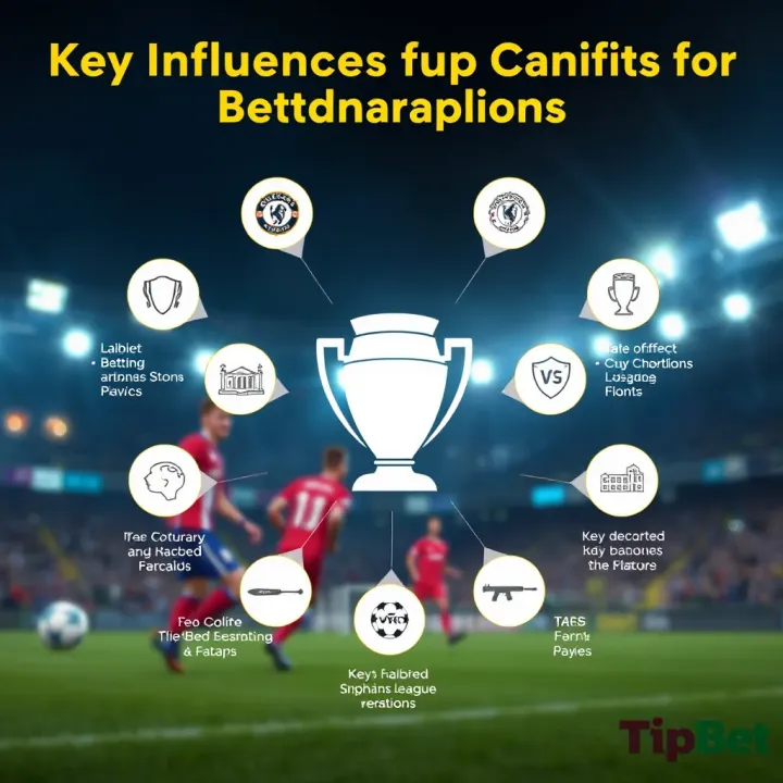 Diagram illustrating key factors influencing betting decisions for Champions League matches