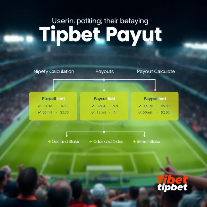 Diagram explaining how Tipbet calculates potential betting payouts based on odds and stake