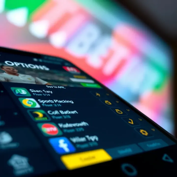 Tipbet Kenya APK app interface displaying sports betting options on Android device