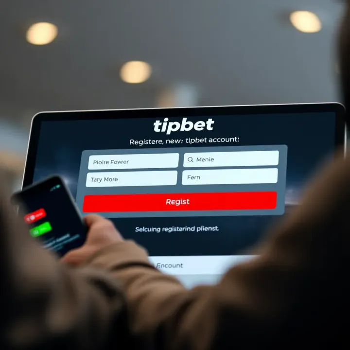 Registering a New Tipbet Account in Nigeria Illustration of a secure registration form on Tipbet platform