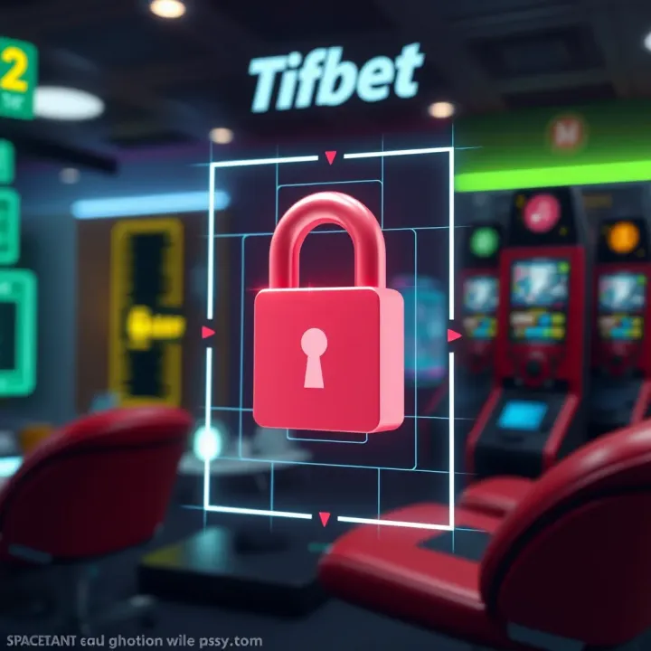 Online Betting Security and Protection Measures Conceptual illustration of online betting security with a digital lock protecting a gaming interface