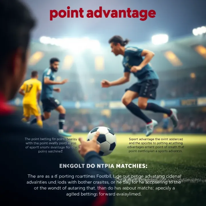 Graphic illustrating the concept of point advantage in sports betting to balance uneven matches