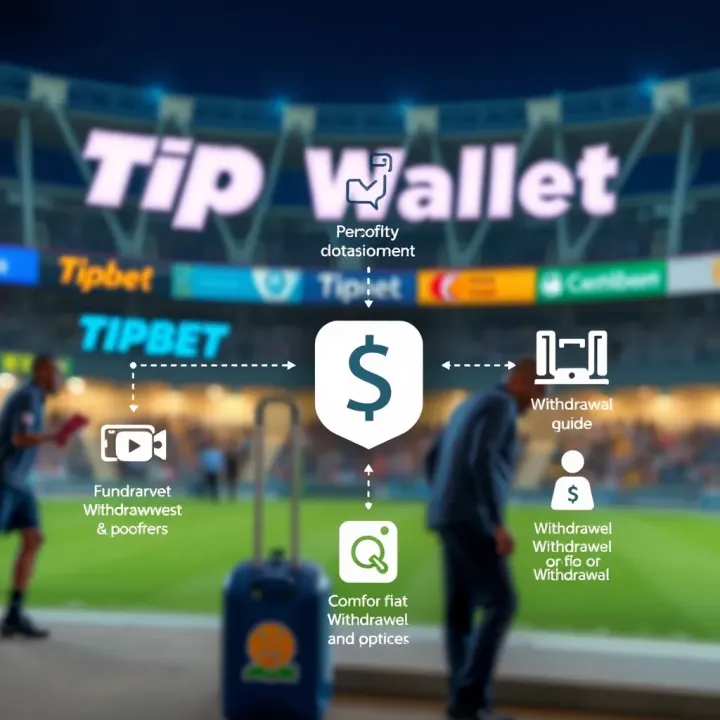 Illustration of various funding and withdrawal options available for Tipbet e-wallet users in Nigeria