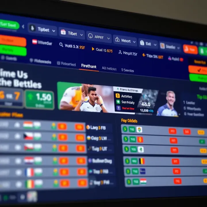 Sports betting platform displaying various match odds and betting options in Nigeria