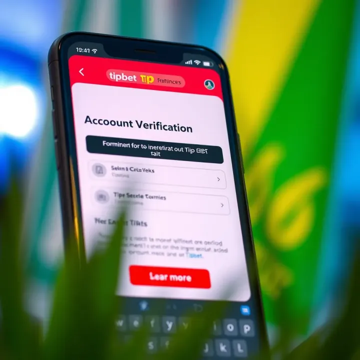 Account Verification on Tipbet Classic Mobile Site Display of Tipbet account verification screen with options for submitting identification documents